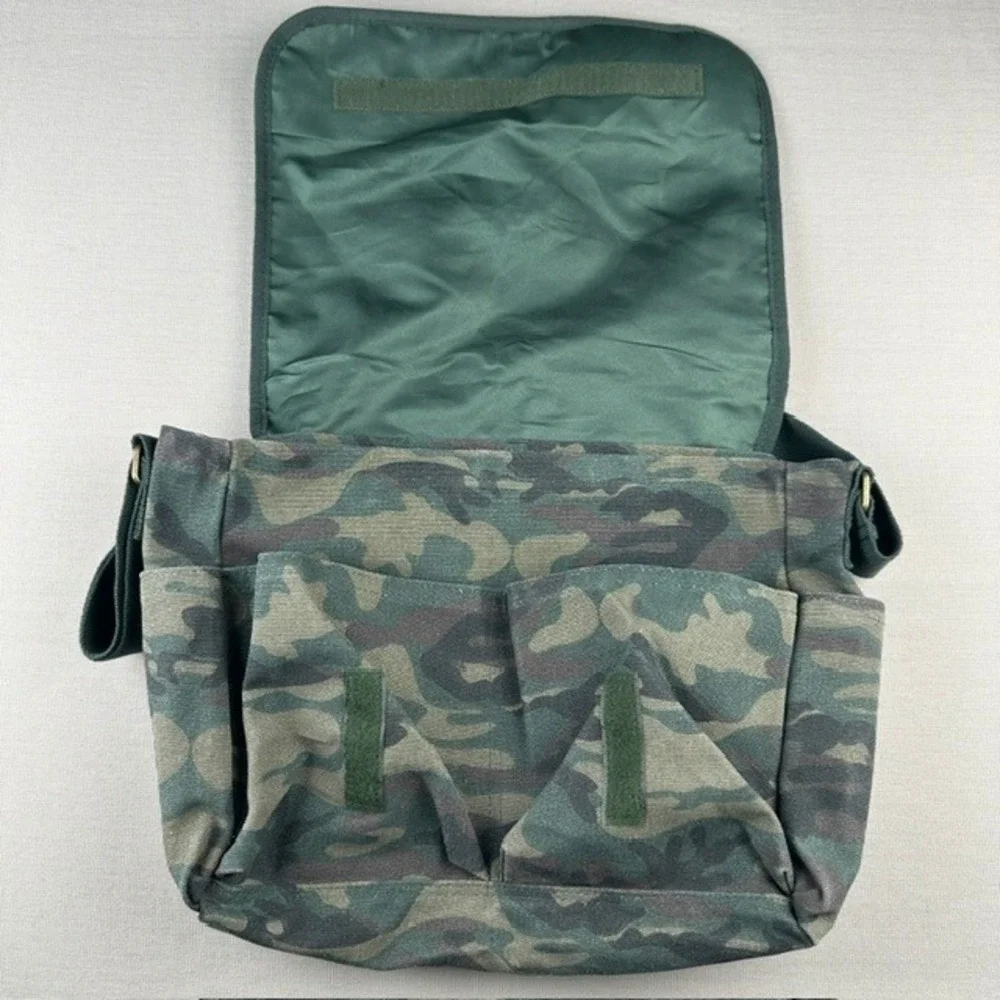 Sweetbriar Classic Messenger Bag Camo Canvas Shoulder Crossbody Laptop Bag